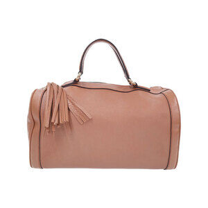 Gucci Soho Interlocking GG Boston Bag Fringe Handbag